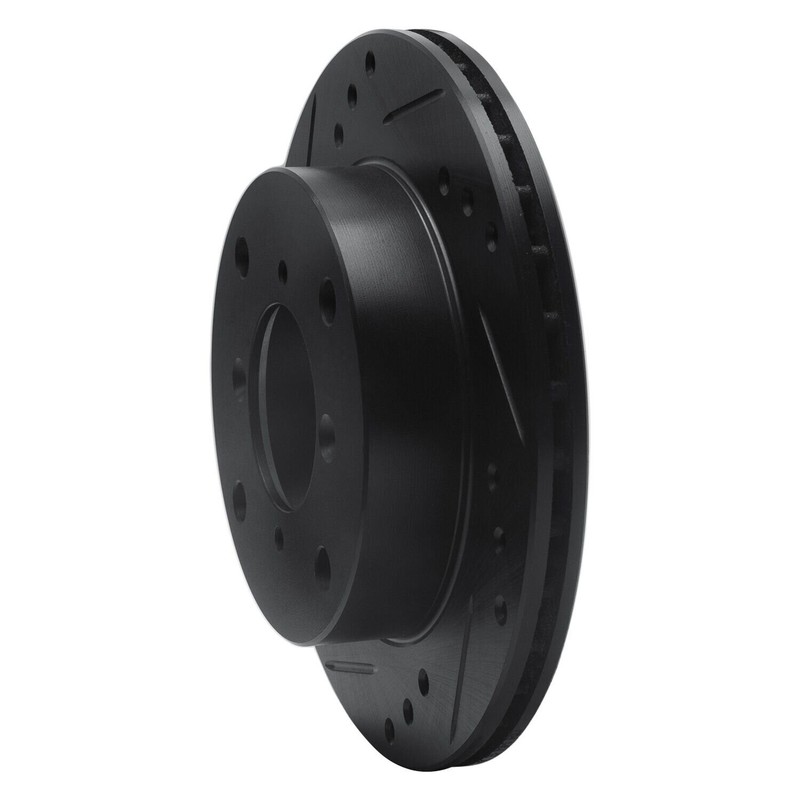 For Geo Metro 89-97 Brake Rotor eLINE Drilled & Slotted 1-Piece Front Driver gallery