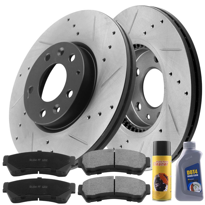 Front Brake Rotors Brake Pads for Mazda 6 2006 2007 08 -13 No speed model IN