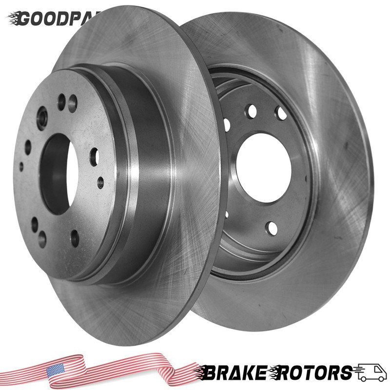 2x 11.1″ Rear Disc Brake Rotors for Acura TL 2004-2008 Honda Element 2003-2011