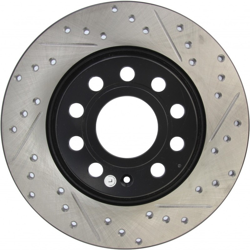 StopTech For Volkswagen Passat 2006-2008 Sport Slotted and Drilled Brake Rotor