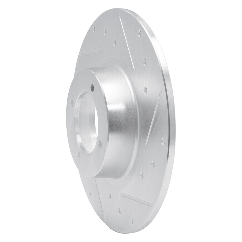 For MG MGB 73-80 Brake Rotor eLINE Drilled & Slotted 1-Piece Front Passenger