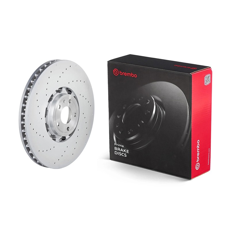 Brake Disc Single Vented fits AUDI RS6 C8 4.0 Front 2019 on 420mm Brembo gallery