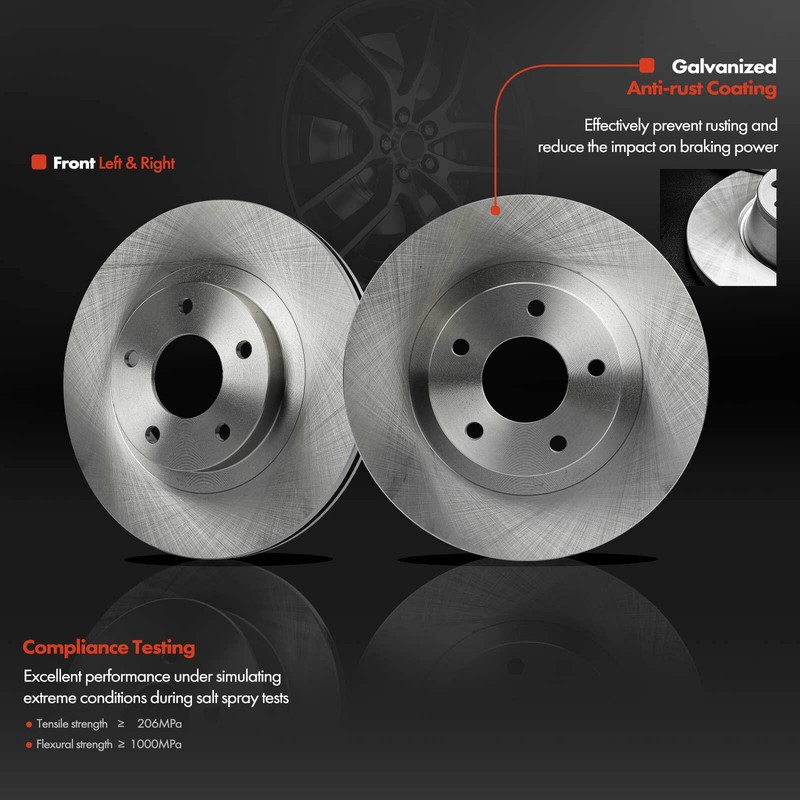 New 2x Front Disc Brake Rotors for Nissan Altima 2002-2006 Maxima INFINITI I35 gallery