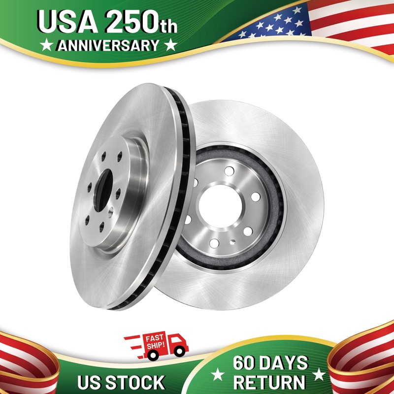 US Front Disc Brake Rotors for 2011 SAAB 9-4X & 2010-2016 Cadillac SRX