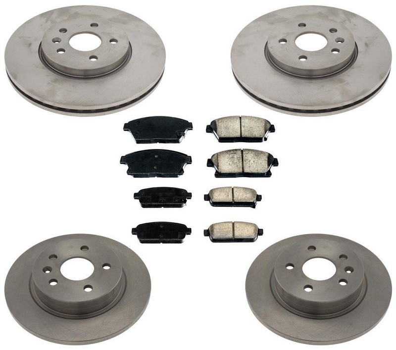 Brake Rotors Ceramic Brake Pads Fits Buick Encore 2013-19 with 4 Wheel Disc