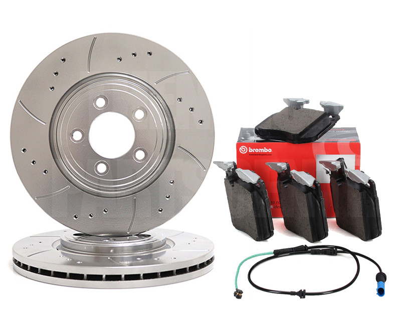 Front Brake Discs Pads For BMW G42 G20 F22 G26 G30 G31 G32 G11 G12 G14 X5 374MM