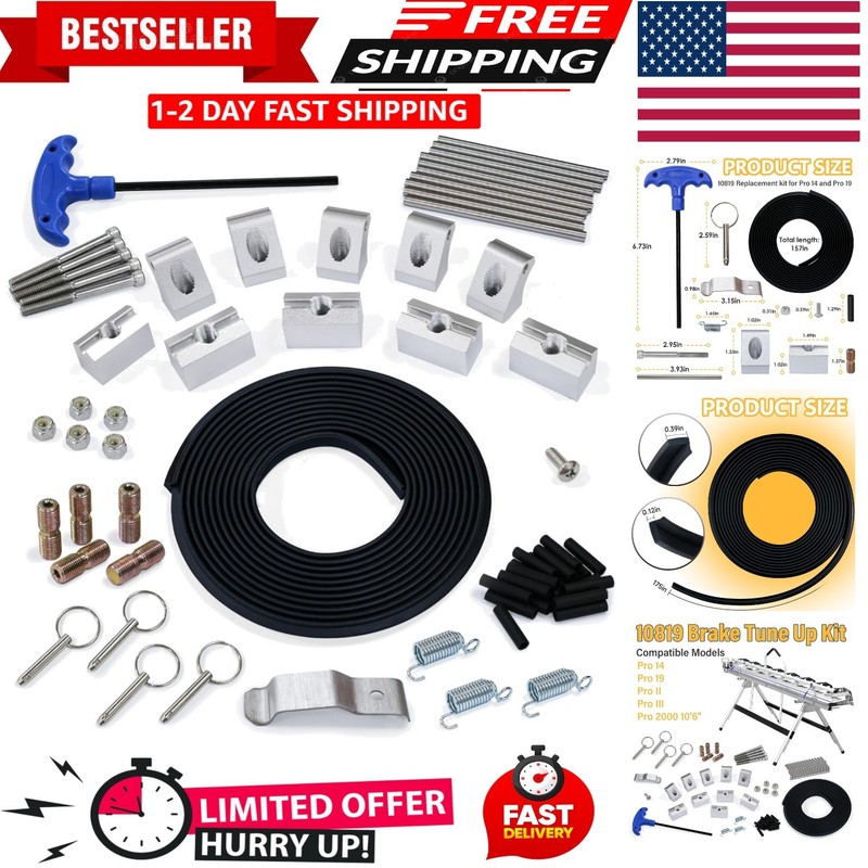 10819 Brake Tune Up Kit Brake Parts for Tapco Pro 14 and Pro 19, Pro II, Pro III