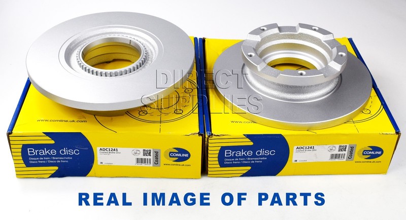 2 X REAR BRAKE DISCS FORD TRANSIT (BOX BUS PLATFORM/CHASSIS TOURNEO) 2.2 ADC1241