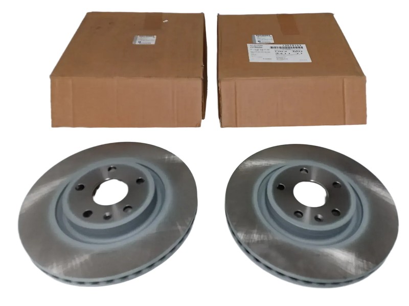 NEW set brake discs front axle ø337 mm original Opel Insignia A 13579153