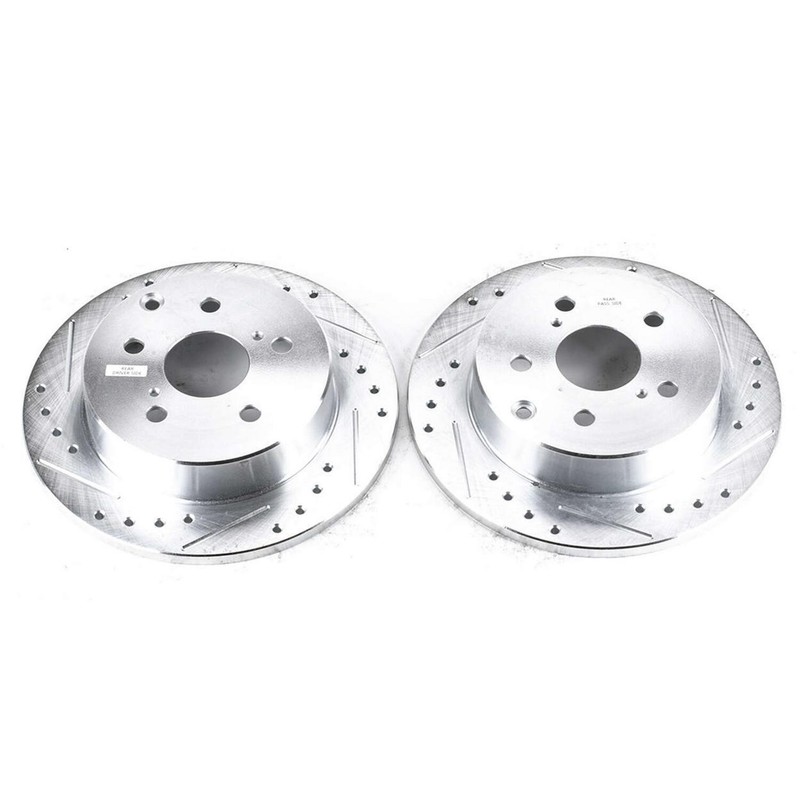 PowerStop Disc Brake Rotor Set - Fits Lexus HS250h 2010-2012, Toyota RAV4 2006-2 gallery