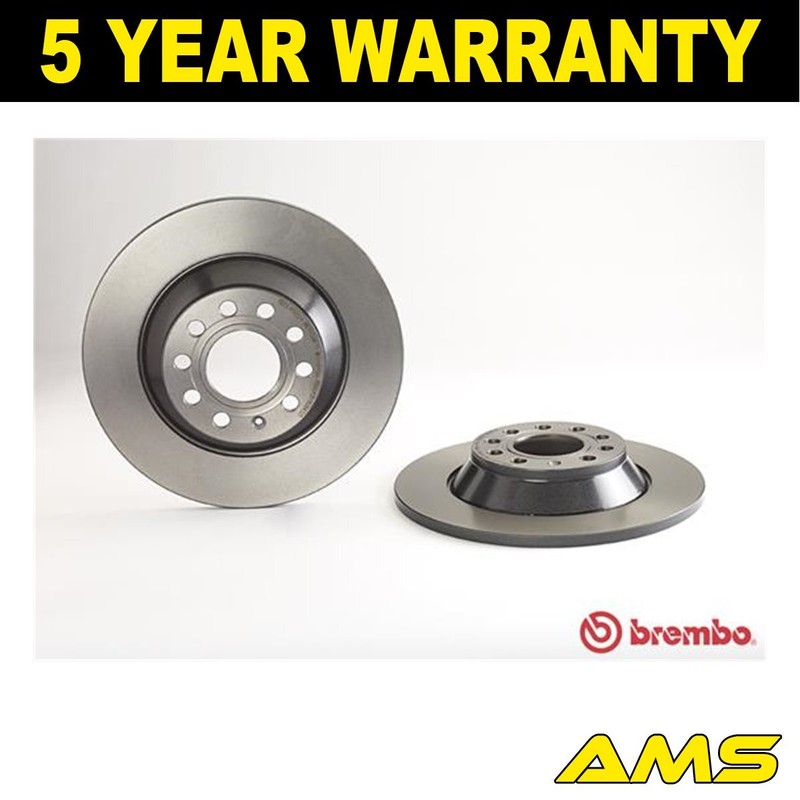 Fits Audi A6 2004-2011 Brake Discs Rear AMS #1 4F0615601E