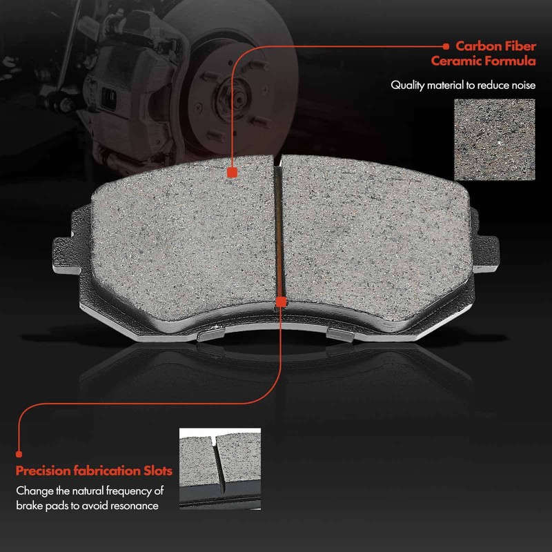Front Drilled Brake Rotor & Ceramic Brake Pad for Subaru Forester Impreza Legacy gallery