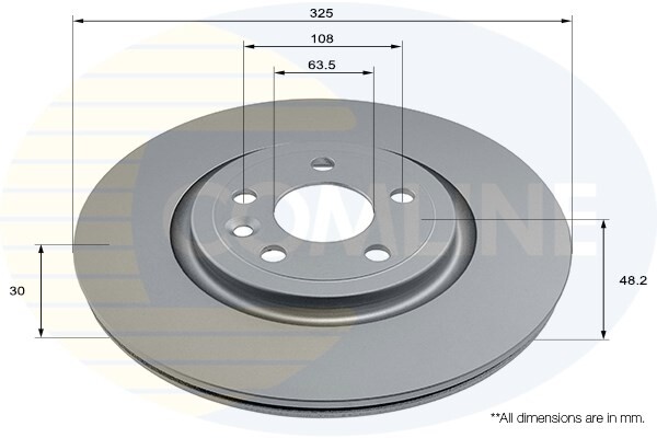 Front Brake Disc Fits Jaguar F-Pace XF XE 2.0 D SD4 TD4 3.0 + Other Models #1 gallery