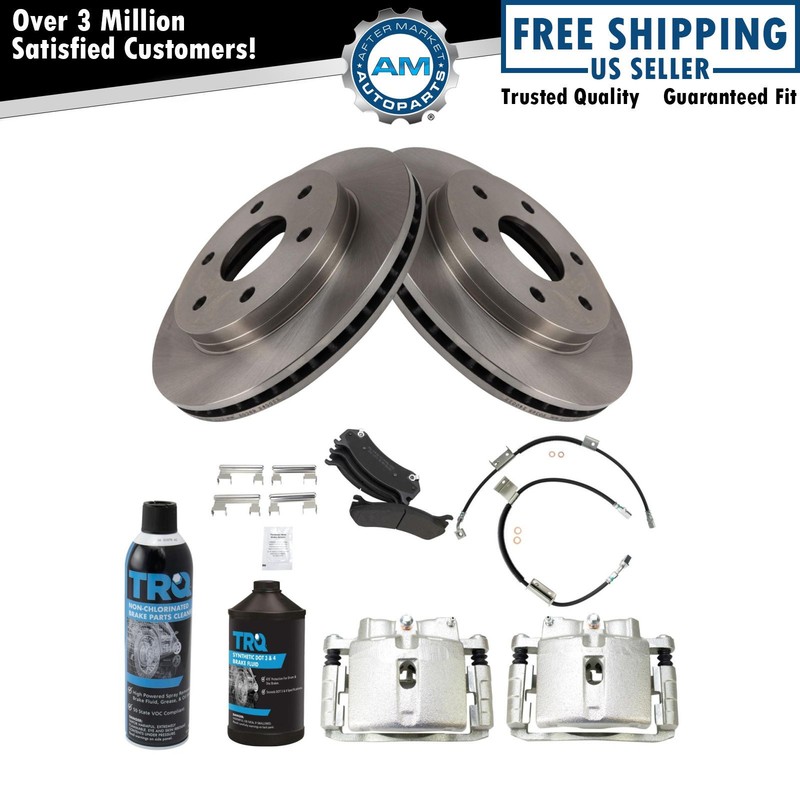 Brake Pad & Rotor Kit Semi-Metallic Fits Chevrolet GMC