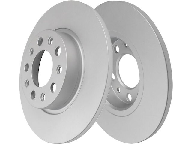 For 2016-2020 Fiat 500X Brake Rotor Set Rear Detroit Axle 79568HSQT 2017 2018