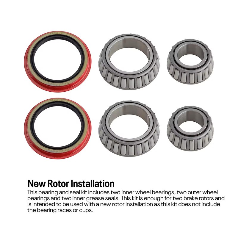 Disc Brake Rotor and Bearing-Seal Kit, 5 on 4-3/4 Inch, Fits Mustang II gallery