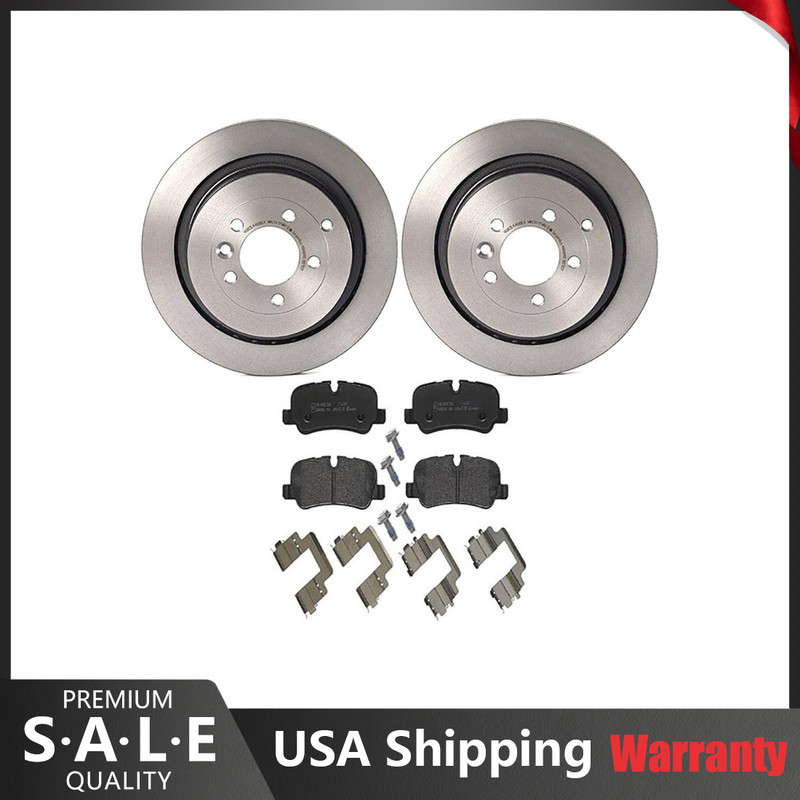 Brembo Rear Brake Kit Low Met Pads Disc Rotors for LR4 Range Rover Sport HSE 10