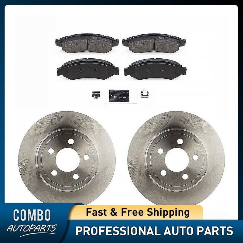 Front Disc Brake Rotor Brake Pad for International Harvester Scout II 3.2L 74-80