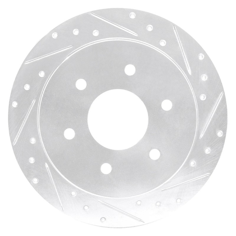 For Nissan Titan 04-15 Brake Rotor DFC Premium Drilled & Slotted Rear Passenger
