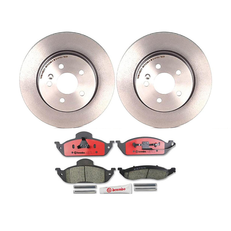Brembo Front Brake Kit Ceramic Pad Vented Brake Rotor for Mercedes W163 ML-Class gallery