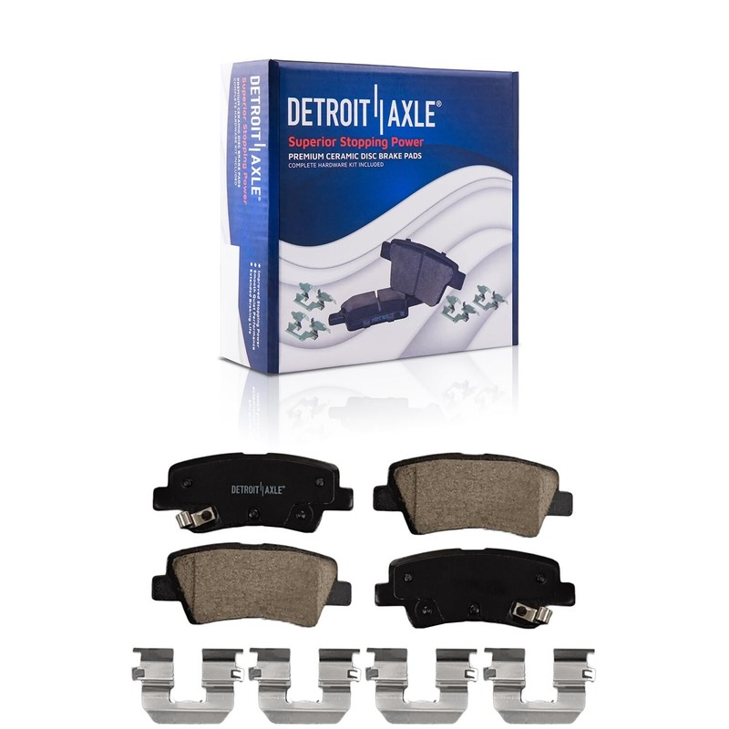 8pc Front Rear Disc Brake Rotors Ceramic Brake Pads for Hyundai Ioniq Kia Niro gallery