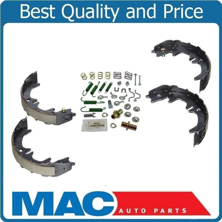 Rear Emergency Parking Brake Shoe Set With Springs Fits 99-03 Lexus RX300