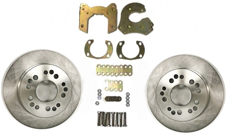 9″ Ford Street Rod Bolt On Rear Disc Brake Kit with 5X5 BP calipers not included