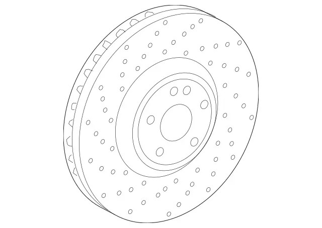 Genuine Mercedes-Benz Disc Brake Rotor 463-423-01-00