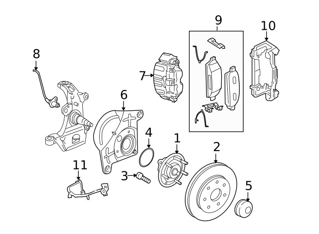 Genuine Ford Disc Brake Rotor 4U2Z-1V125-CC gallery