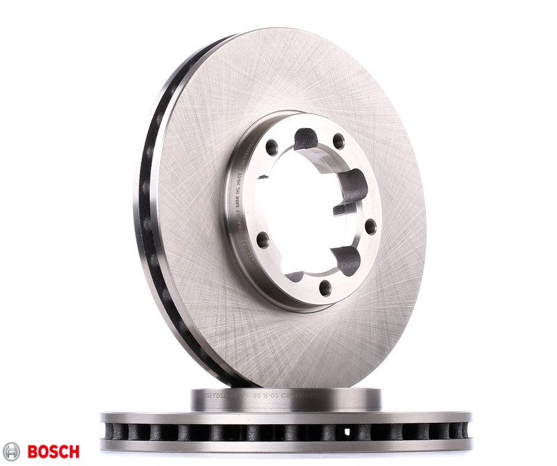 2x Bosch 0 986 479 136 brake discs set front Ø 276 mm for Nissan Cabstar NT400