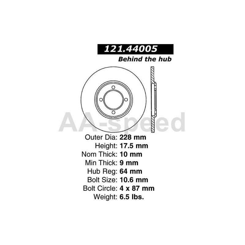 Front Rotors For 1971 1972 1973 1974 1975 1976 1977 1978 1979 Toyota Corolla gallery