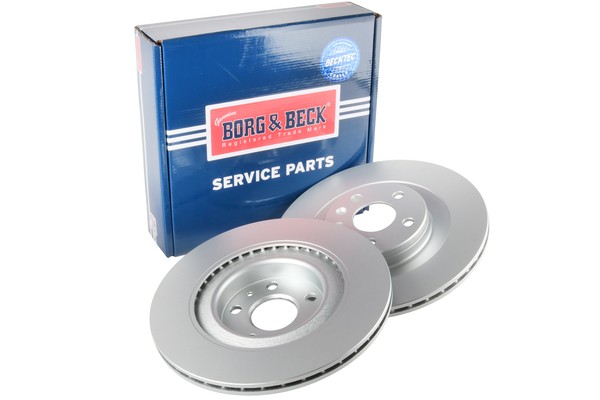2x Brake Discs Pair Vented Rear 320mm BBD5477 Borg & Beck Set 31400778 31471816 gallery