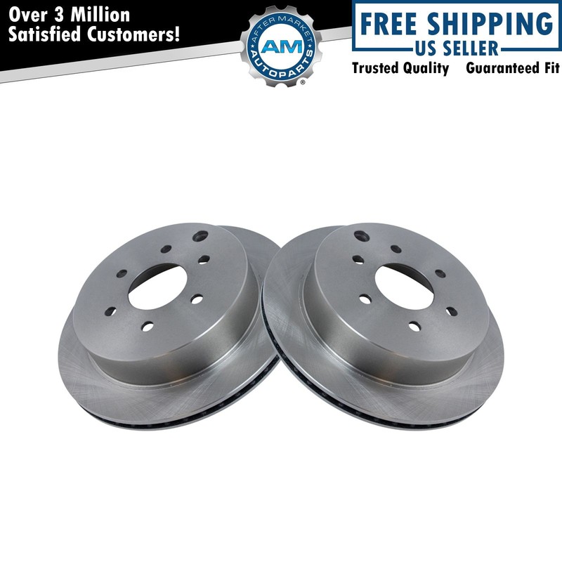 Rear Brake Rotor Set For 05-22 Nissan Frontier 05-15 Xterra 09-12 Equator