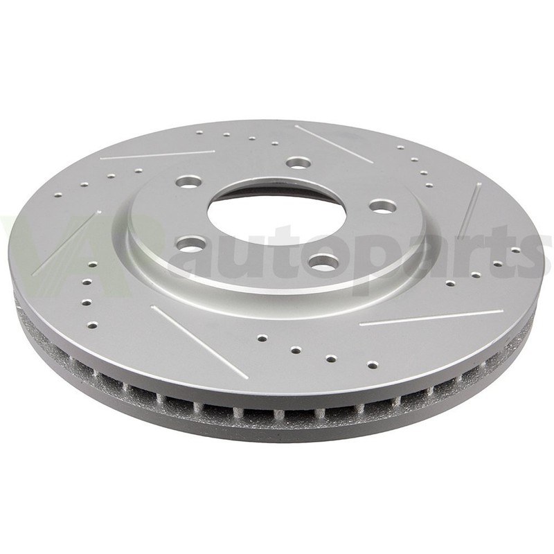 Drilled Front Brake Discs Rotors Kit For Chrysler Town & Country Dodge Caravan gallery