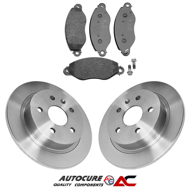 FOR VAUXHALL INSIGNIA 2.0 CDTI 2014 ONWARD SOLID REAR BRAKE DISCS 292mm & PADS