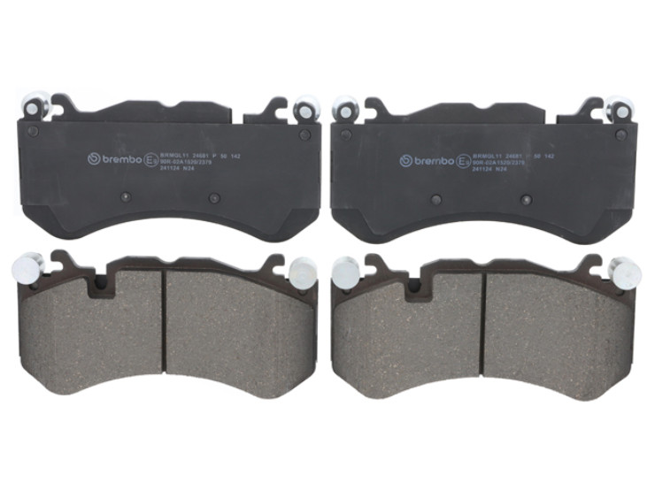 Front & Rear Rotors With Brake Pad Sets & Sensors For 10-18 Mercedes-Benz BREMBO gallery