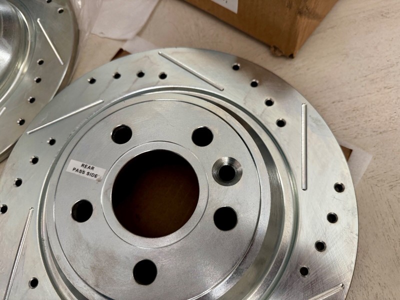 Power Stop EBR1075XL / EBR1075XR Rear Left & Right Brake Rotors gallery