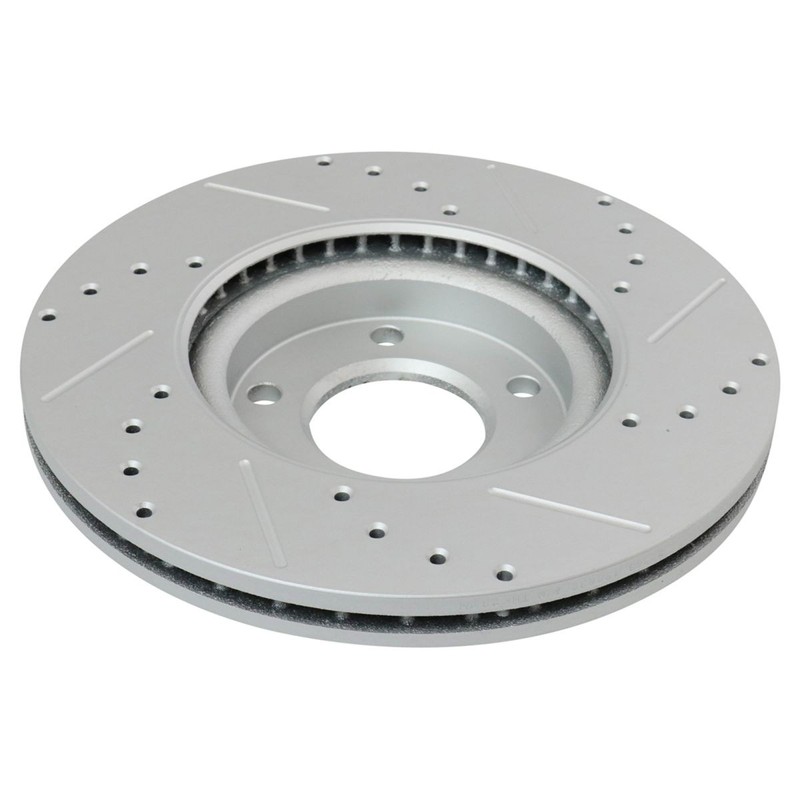 Brake Rotor Ceramic Pad Performance Drilled Slotted Front Rear Kit Set gallery