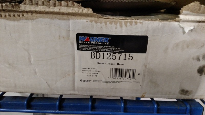 Wagner BD125715 Disc Brake Rotor