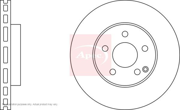 2x APEC Front Brake Discs For MERCEDES-BENZ E-CLASS (W21 170kW/231HP/2996cc gallery