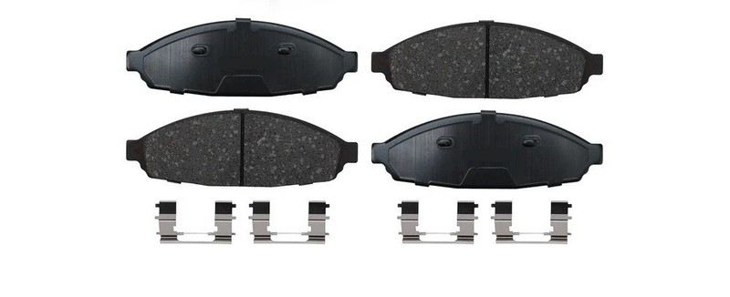 Full Ceramic Rear Disc Brake Rotor Pad Hardware Set