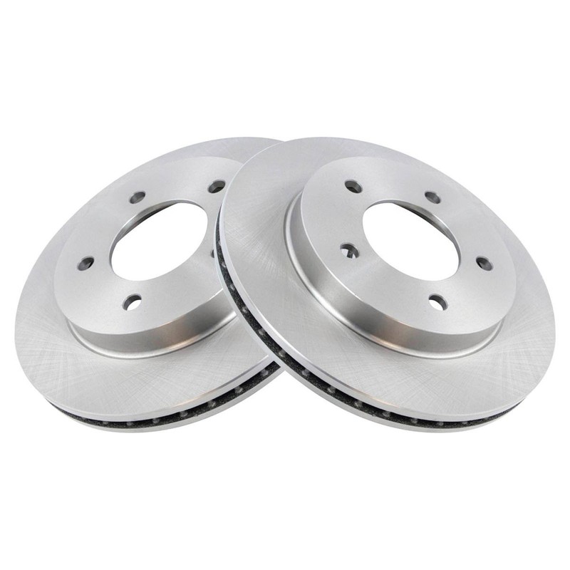 Front Premium Semi Metallic Disc Brake Pad & Rotor Kit w/Chemicals for Truck gallery