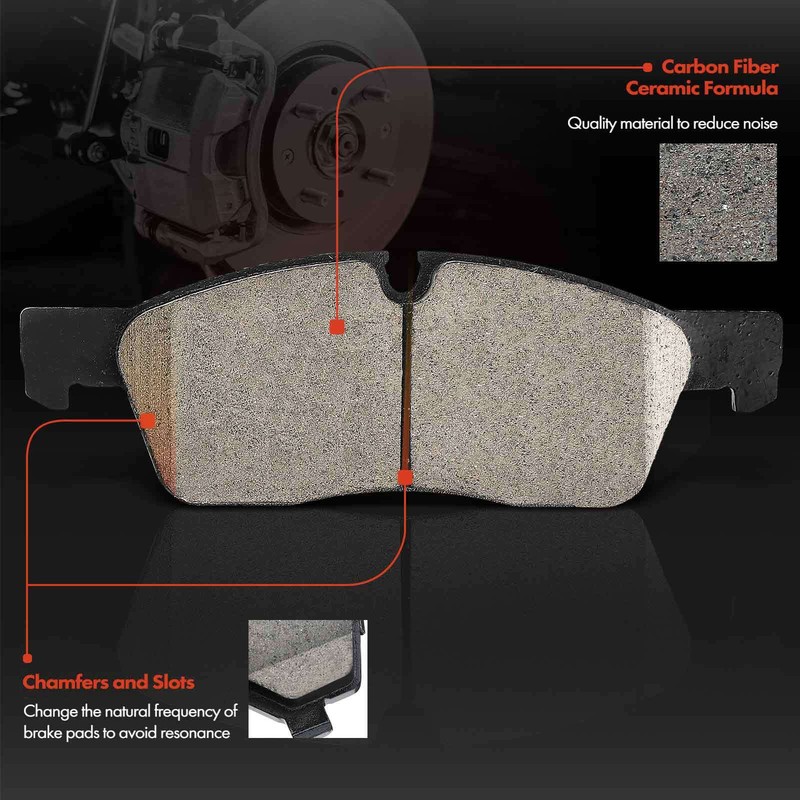 6x Front Disc Brake Rotors & Ceramic Brake Pads for Benz W166 ML250 ML350 GLE350 gallery