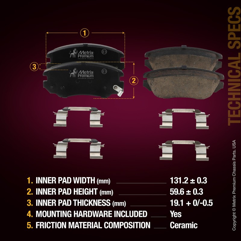 Front Brake Rotors + Disc Brake Pads Kit for 10-17 Chevrolet Equinox GMC Terrain gallery