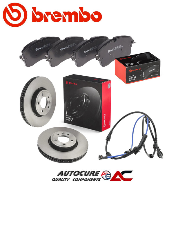 FOR LAND/RANGE ROVER SPORT/DISCOVERY DIESEL/PET BREMBO FRONT BRAKE DISC & PADS