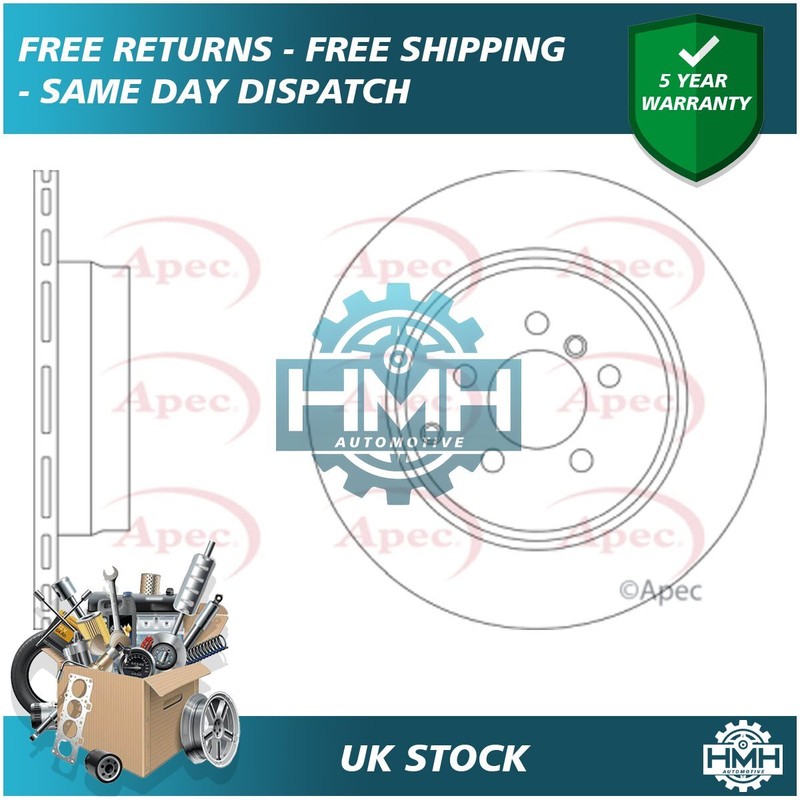 Fits Land Rover Range 2009-2012 4.4 D 4.9 Brake Disc Rear Poppy LR011891