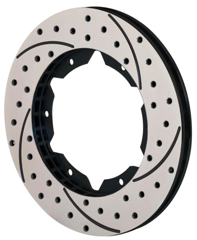 Wilwood SRP Drilled Performance Rotor – For 11 Inch Diameter, Black Finish
