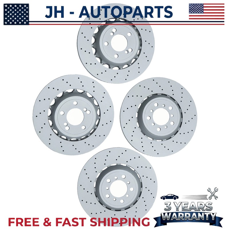 Rear Front Left And Right Brake Disc Rotor Fits BMW F87 F80 F82 M3 M4 2015-2020