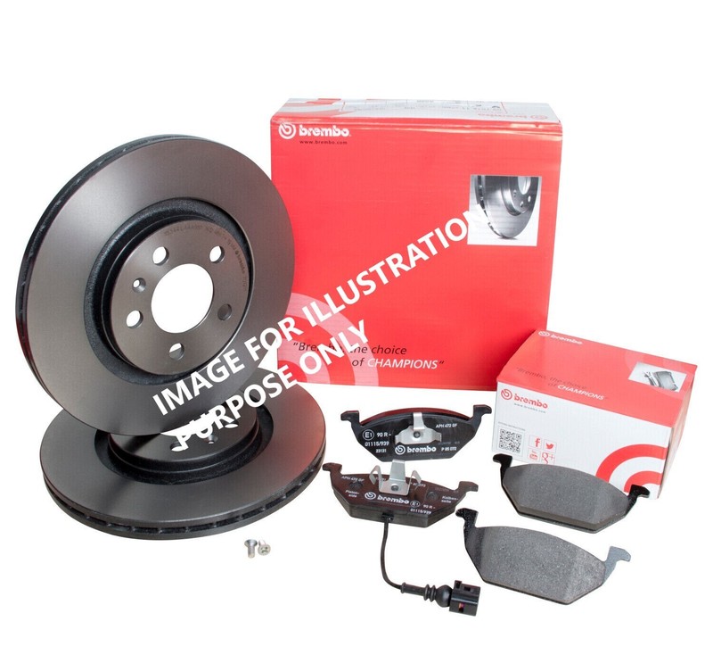 FOR VAUXHALL Insignia 2.8 BREMBO REAR BRAKE DISCS 315MM & BRAKE PADS SET