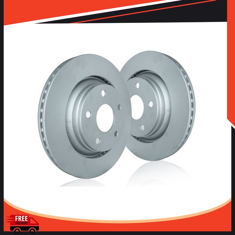 For Jeep Wrangler 2007-17Jeep Wrangler JK 2018 Pair Front Rear Brake Disc Rotors